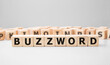 © MP Studio - Word BUZZWORD made with wood building blocks