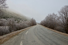 Country Road  In  Alvdal Norway,