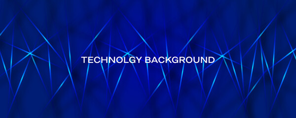 Aufkleber - High tech digital futuristic technology background . Digital concept  glow light effect vector illustration . 