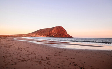 Wall Mural - Sunset on the Atlantic Ocean