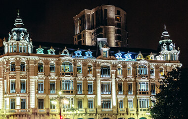 Wall Mural - Santa Lucia building in Oviedo, Spain