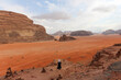 Stunning view to the desert of Wadi Rum from Lawrence’s Spring