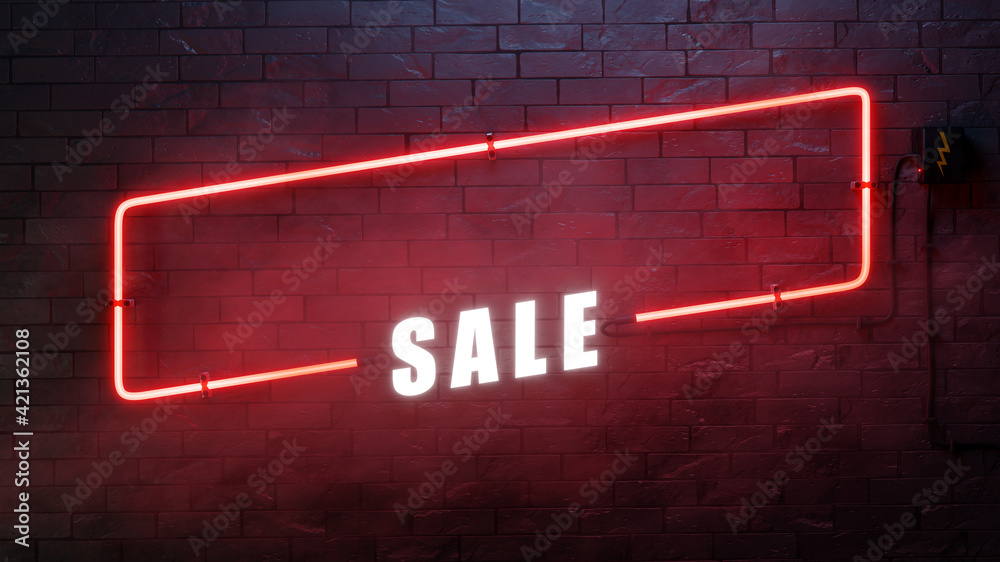 Red Led Frame stylish modern red neon light frame Stock Photo | Adobe Stock