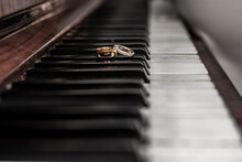 Wedding Rings On Piano