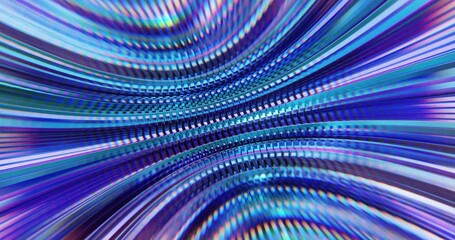 Poster - abstract background with curved lines and cubes. seamless loop