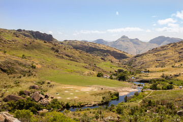 Valley around Tsaranoro and Namoly area, Ambalavao district, Madagascar