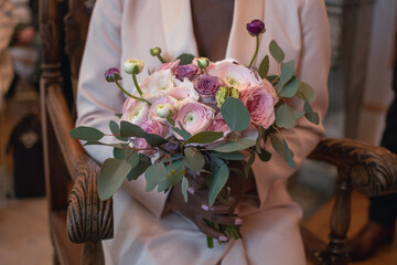 Canvas Print - Bouquet mariée