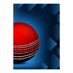 Canvas Print - Cricket Regional Club Achievement Banner Vector Illustration