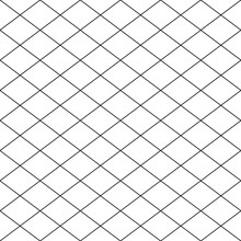 Simple Cross Grid Paper. Cell Seamless Pattern. Background Diagonal Squared Grating. Criss Cross Line. Geometric Checkered Texture. Repeated Pattern Crisscross Net. Repeating Square Mesh Grid. Vector 