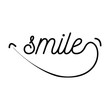 © FieldN - Hand drawn typography smile icon logo vector template design doodle style. Eps10 vector illustration.