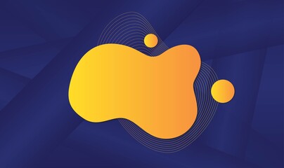 Poster - Gradient abstract background with liquid shape. Vector illustration
