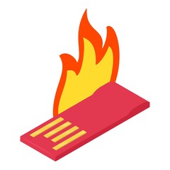 Poster - Cyber security icon. Isometric illustration of cyber security vector icon for web