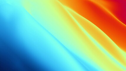 Poster - Abstract colorful wavy background in bright neon color.