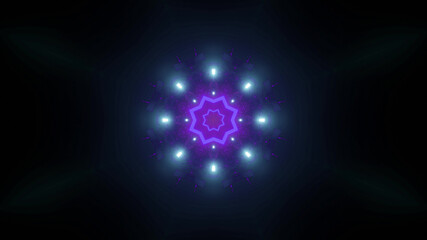 Poster - 3D rendering of laser lights on a dark background