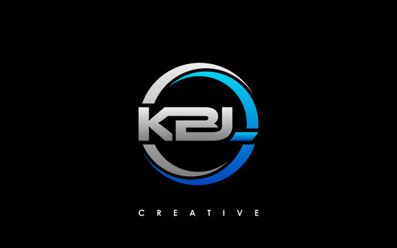 KBL Letter Initial Logo Design Template Vector Illustration