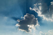 © Tetra Images/Tetra Images - Clouds and light beam