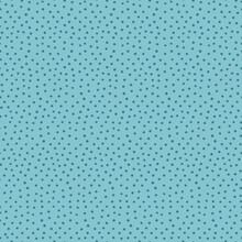 Tiny Blue Tossed Polka Dot Seamless Vector Pattern Background.