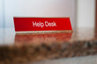 © Tetra Images/Tetra Images - Help desk sign