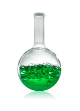 Green Liquid In Beaker