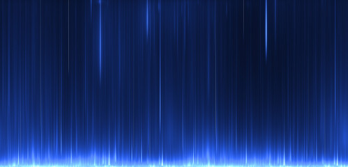 blue vertical light trails with motion effect