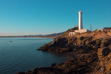 Faro en las costas de san felipe