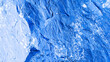 Fels Stein Makro Nahaufnahme Gestein Geologie blau geologisch Wissenschaft schroff rau fest hart felsig Kristall kristallisch glas wand Mauer dekor Hintergrund Vorlage