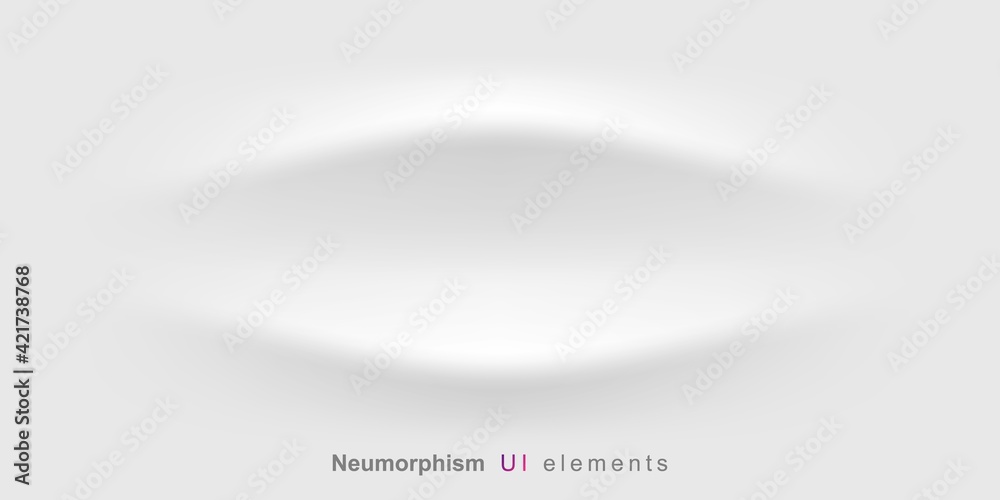 User interface elements for mobile app. Neumorphism User interface ...