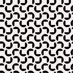 Poster - Cornes Seamless Pattern. Vector Black Corners Pattern.