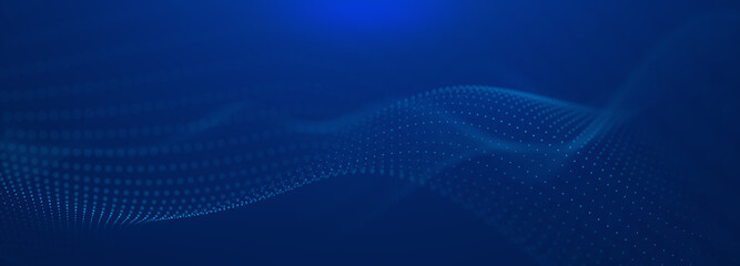 beautiful abstract wave technology background. blue light effect corporate concept background. digit