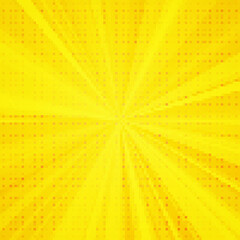 Leinwandbilder - Abstract pixel orange background. Vector illustration