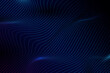 © pickup - Blue abstract wave and lines pattern stripe with futuristic technology concept background. Vector illustration