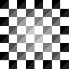 Poster - Chess Tile 8x8. Clarification Marble Checkered Pattern. Vector.