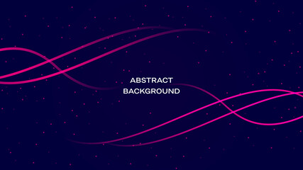 Poster - Abstract glow line effect texture background template . 