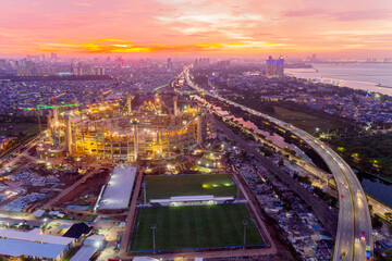 Wall Mural - Beautiful Jakarta International stadium project