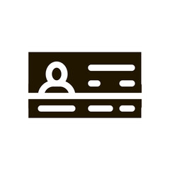 Poster - Document Scanning Icon Vector Glyph Illustration