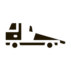 Poster - Evacuator Truck Icon Vector Glyph Illustration
