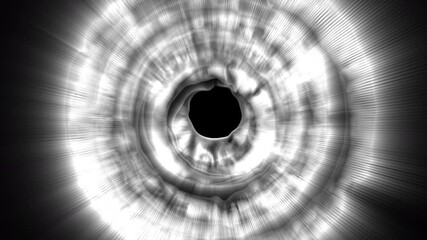 Wall Mural -  Abstract Black And White Circular Patterns 
