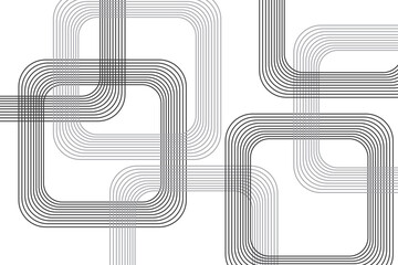 Wall Mural - abstract background pattern made with thin repeated lines forming square shapes. simple, modern vect