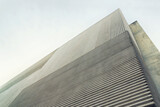 Fototapeta  - Abstract architecture. Close up of a contemporary building facade.
