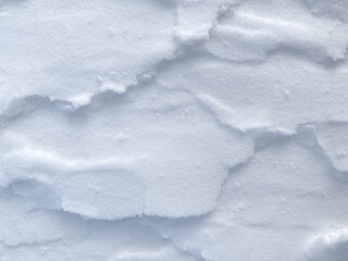 Poster - Winter season snow white blue texture concept background