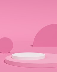 Poster - abstract background minimal style for product branding. mock up scene and empty space. 3d render