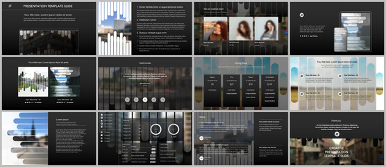 Wall Mural - vector templates for website design, presentations, portfolio. templates for presentation slides, fl