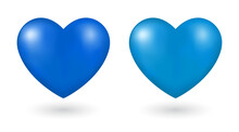 Heart Blue 3d Icon
