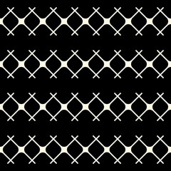 Poster - Abstract Crosses Pattern. Vector Crosses.