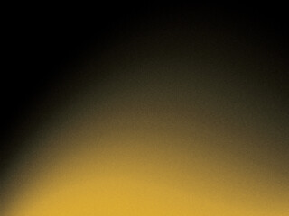 Wall Mural - abstract black and gold gradient grain texture background with space for text