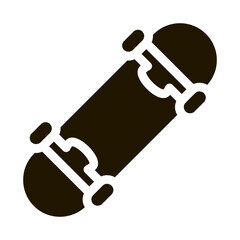 Wall Mural - Skate with Wheels Icon Vector Glyph Illustration