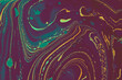 Ebru  marbling texture handmade wave background. Unique art  Liquid marbling texture illustration.