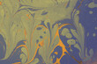 Ebru  marbling floral patterns.  . Unique art  Liquid marbling  texture  background