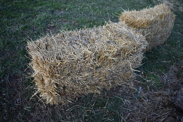 Wall Mural - Straw Bale