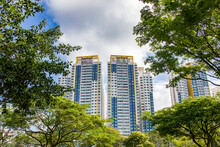 The HDB Next To Bishan-Ang Mo Kio Park Singapore, Located In The Popular Heartland Of Bishan. In The Middle Of The Park Lies The Kallang River, Which Runs Through It In The Form Of A Flat Riverbed.